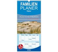 Familienplaner 2026 - Küstenstreifen an der Nordsee mit 5 Spalten (Wandkalender, 21 x 45 cm) CALVENDO: Die Nordsee von ihrer schönsten Seite