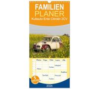 Familienplaner 2026 - Kultauto Ente Citroën 2CV mit 5 Spalten (Wandkalender, 21 x 45 cm) CALVENDO: Der Citroën 2CV wurde bis 1990 gebaut und verkörpert auch heute noch ein ganz besonderes Lebensgefühl