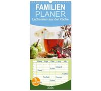 Familienplaner 2026 - Leckereien aus der Küche mit 5 Spalten (Wandkalender, 21 x 45 cm) CALVENDO: Feiner Küchenkalender mit Früchten, Gemüse mit kühlenden und wärmenden Getränken über das neue Jahr