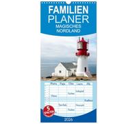 Familienplaner 2026 - Magisches Nordland. Eine Reise in das Herz Skandinaviens mit 5 Spalten (Wandkalender, 21 x 45 cm) CALVENDO: Faszinierende Augenblicke einer Reise in das Herz Skandinaviens