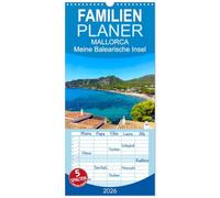 Familienplaner 2026 - MALLORCA, Meine Balearische Insel mit 5 Spalten (Wandkalender, 21 x 45 cm) CALVENDO: Traumhafte Insel-Ansichten fernab vom Tourismus