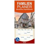 Familienplaner 2026 - Monschau Impressionen mit 5 Spalten (Wandkalender, 21 x 45 cm) CALVENDO: Entdecke die malerische Schönheit von Monschau - wo ... trifft und jeden Besucher verzaubert!