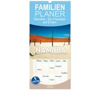Familienplaner 2026 - Namibia - Ein Paradies auf Erden. mit 5 Spalten (Wandkalender, 21 x 45 cm) CALVENDO: Der Weg ist das Ziel.
