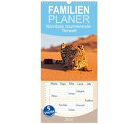 Familienplaner 2026 - Namibias faszinierende Tierwelt mit 5 Spalten (Wandkalender, 21 x 45 cm) CALVENDO: Lassen Sie sich von der einzigartigen Tierwelt Namibias faszinieren.