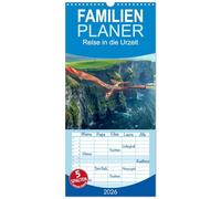 Familienplaner 2026 - Reise in die Urzeit mit 5 Spalten (Wandkalender, 21 x 45 cm) CALVENDO: Eine Zeitreise durch die Vergangenheit der Tierwelt.