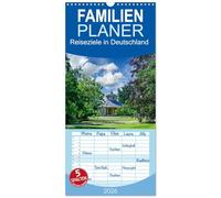 Familienplaner 2026 - Reiseziele in Deutschland mit 5 Spalten (Wandkalender, 21 x 45 cm) CALVENDO: Eine visuelle Entdeckungsreise zu den schönsten und vielfältigsten Orten des Landes.