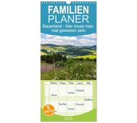 Familienplaner 2026 - Sauerland - hier muss man mal gewesen sein mit 5 Spalten (Wandkalender, 21 x 45 cm) CALVENDO: Die Mittelgebirgsregion Sauerland verspricht unvergessliche Erlebnisse in der Natur.