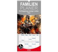 Familienplaner 2026 - Schlagzeug ewige Liebe live mit 5 Spalten (Wandkalender, 21 x 45 cm) CALVENDO: Takt und Rhythmus der Drums entfesseln den tragenden Groove.