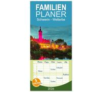 Familienplaner 2026 - Schwerin - Welterbe mit 5 Spalten (Wandkalender, 21 x 45 cm) CALVENDO: Seit dem 27.07.2024 befindet sich das Schweriner Residenzensemble auf der Welterbeliste der UNESCO.