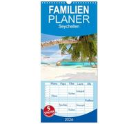 Familienplaner 2026 - Seychellen mit 5 Spalten (Wandkalender, 21 x 45 cm) CALVENDO: Seychellen - Inselparadies im Indischen Ozean