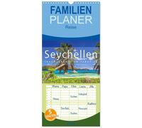 Familienplaner 2026 - Seychellen Traumstrände im Paradies mit 5 Spalten (Wandkalender, 21 x 45 cm) CALVENDO: Fernweh Sommer Sonne Strand und Meer