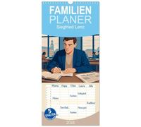 Familienplaner 2026 - Siegfried Lenz mit 5 Spalten (Wandkalender, 21 x 45 cm) CALVENDO: Poetische Literatur in zeitlosen Bildern