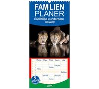 Familienplaner 2026 - Südafrika wunderbare Tierwelt mit 5 Spalten (Wandkalender, 21 x 45 cm) CALVENDO: Einblick in die Tierwelt Südafrikas