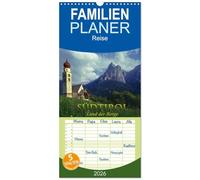 Familienplaner 2026 - SÜDTIROL - Land der Berge mit 5 Spalten (Wandkalender, 21 x 45 cm) CALVENDO: Eine fantastische Landschaft, die tiefe Eindrücke hinterlässt.
