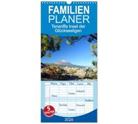 Familienplaner 2026 - Teneriffa Insel der Glückseeligen mit 5 Spalten (Wandkalender, 21 x 45 cm) CALVENDO: Traumhafte Bilder einer faszinierenden Insel