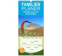 Familienplaner 2026 - Teneriffa Insel der Glückseligen mit 5 Spalten (Wandkalender, 21 x 45 cm) CALVENDO: Traumhafte Bilder einer faszinierenden Insel