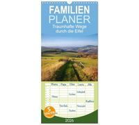 Familienplaner 2026 - Traumhafte Wege durch die Eifel mit 5 Spalten (Wandkalender, 21 x 45 cm) CALVENDO: Eine Wanderung durch die Eifel im Wandel der Jahreszeiten