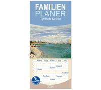 Familienplaner 2026 - Typisch Monet mit 5 Spalten (Wandkalender, 21 x 45 cm) CALVENDO: Ein Kalender aus der Serie große Maler mit hochwertigen Reproduktionen