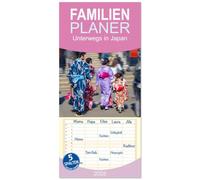 Familienplaner 2026 - Unterwegs in Japan mit 5 Spalten (Wandkalender, 21 x 45 cm) CALVENDO: Fotoreise durch die größte Insel Japans - Honshu.