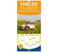 Familienplaner 2027 - Kultauto Ente Citroën 2CV mit 5 Spalten (Wandkalender, 21 x 45 cm) CALVENDO: Der Citroën 2CV wurde bis 1990 gebaut und verkörpert auch heute noch ein ganz besonderes Lebensgefühl