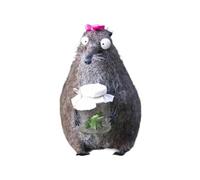 Familiers en feutre de laine, compagnons feutrés mignons et étranges aux yeux larges, compagnons originaux faits à la main, figurines de chat et d’opossum pour les amoureux des chats, bureau, étagère