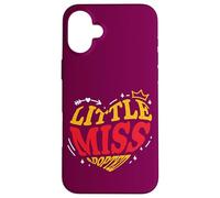 Famille Adoption Foster Care Citation drôle Little Miss Adopted Coque pour iPhone 16 Plus