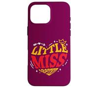 Famille Adoption Foster Care Citation drôle Little Miss Adopted Coque pour iPhone 16 Pro Max