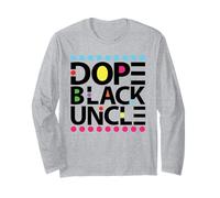 Famille Afro-américaine Dope Black Uncle Cool Manche Longue