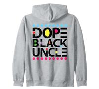 Famille Afro-américaine Dope Black Uncle Cool Sweat à Capuche