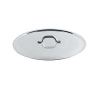 Pentole Agnelli – Couvercle plat FAMA2932, poignée, rebord et pont, aluminium BLTF poli 32 cm