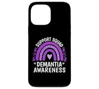 Famille Alzheimer Rainbow Support Squad Sensibilisation à la démence Coque pour iPhone 13 Pro Max