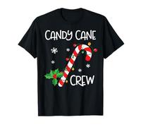 Famille Assortie à Noël de Candy Cane Crew T-Shirt