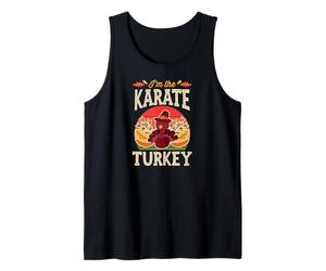 Famille Assortie Thanksgiving I'm The Karate Turkey Débardeur