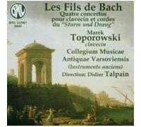 Famille Bach : 4 Concertos Pour Clavecin & Cordes Des Fils De Bach Poporowski, Clavecin