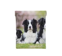 Famille Border Collie, Sac de Rangement pour Femmes, Portefeuille supérieur à Presser, Petit Porte-Monnaie, Pochette de Changement