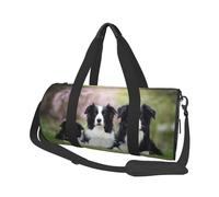 Famille Border Collie, Sac de Voyage de Grande capacité, Sac à Main Rond, Sac de Voyage de Sport, fourre-Tout, Sac de Fitness
