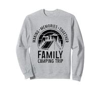 Famille Camping Voyage Faire des Souvenirs Camper Groupe Assorti Sweatshirt