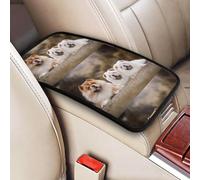 Famille Chow-Chow Petits chiots duveteux,Coussin de protection universel pour accoudoir de console centrale de véhicule, doux et confortable, pour poignée de maintien.