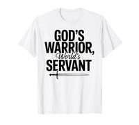 Famille chrétienne Religieux Mari serviteur de Dieu Guerrier Hommes T-Shirt