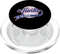 Famille de Baseball Auntie of The Rookie 1er Anniversaire PopSockets PopGrip pour MagSafe