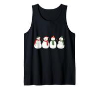 Famille de bonhommes de Neige Joyeux Noël Débardeur