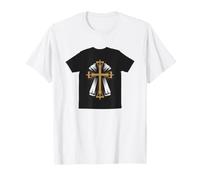 Famille De Diacre Serviteur D'eglise Croix Epoux Pere T-Shirt