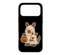 Famille de fantômes Kangourou avec Seau à Citrouille Coque pour iPhone 17 Pro Max