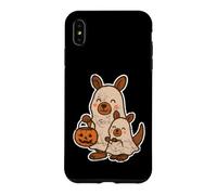 Famille de fantômes Kangourou avec Seau à Citrouille Coque pour iPhone XS Max