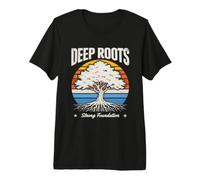 Famille de Fondation Deep Roots Strong T-Shirt Haut de Gamme