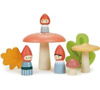 Famille de gnomes à feuilles tendres
