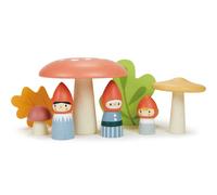 Famille de gnomes et forêt