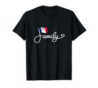 Famille de l'Iowa - Art de Mot Patrimoine du Drapeau de l'Iowan T-Shirt