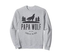Famille de meute de loups - Papa Papa Wolf Sweatshirt