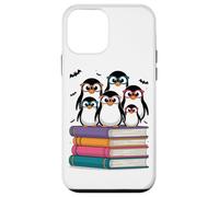 Famille de Pingouins sur des Livres avec Lunettes de Soleil Coque pour iPhone 12 Mini